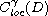 $C_{loc}^{\gamma}(D)$