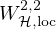 $W^{2,2}_{\mathcal{H},\rm loc}$