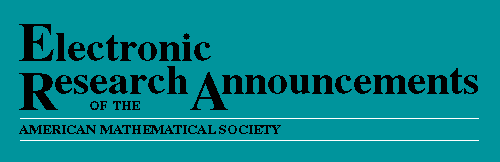 Electronic Research Announcements of the AMS